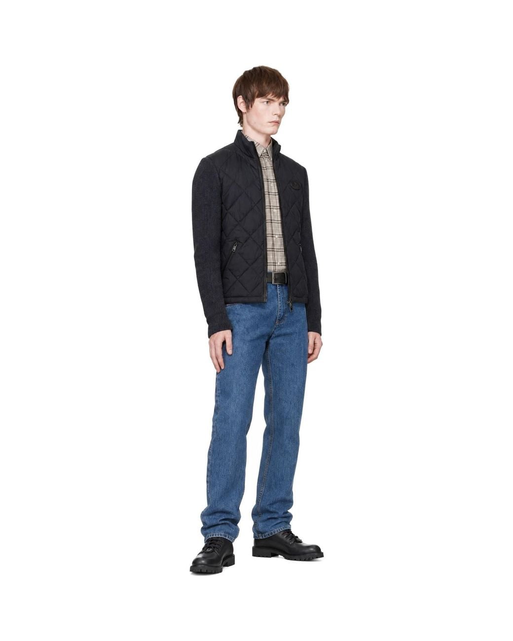 Burberry Black Nylon Dunsbury Puffer Down Jacket for men