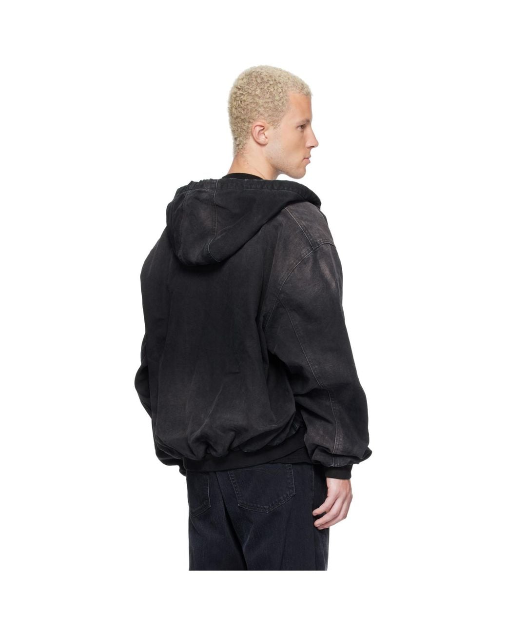ALEXANDER DIGENOVA Black Underground Canvas Jacket for men