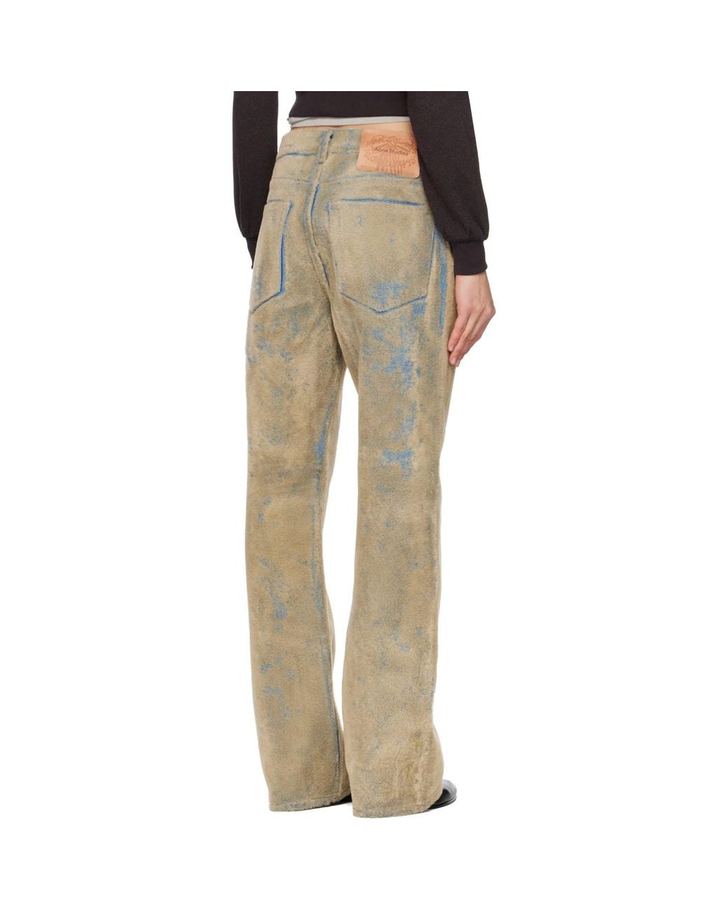 Acne Multicolor Flocked Jeans