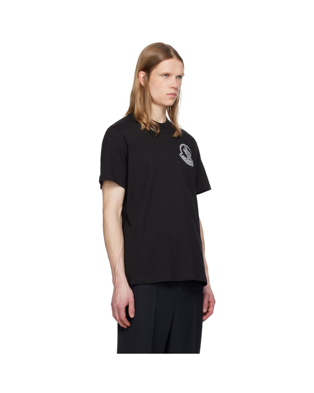 Moncler Black Archivio Creativo T-Shirt for men
