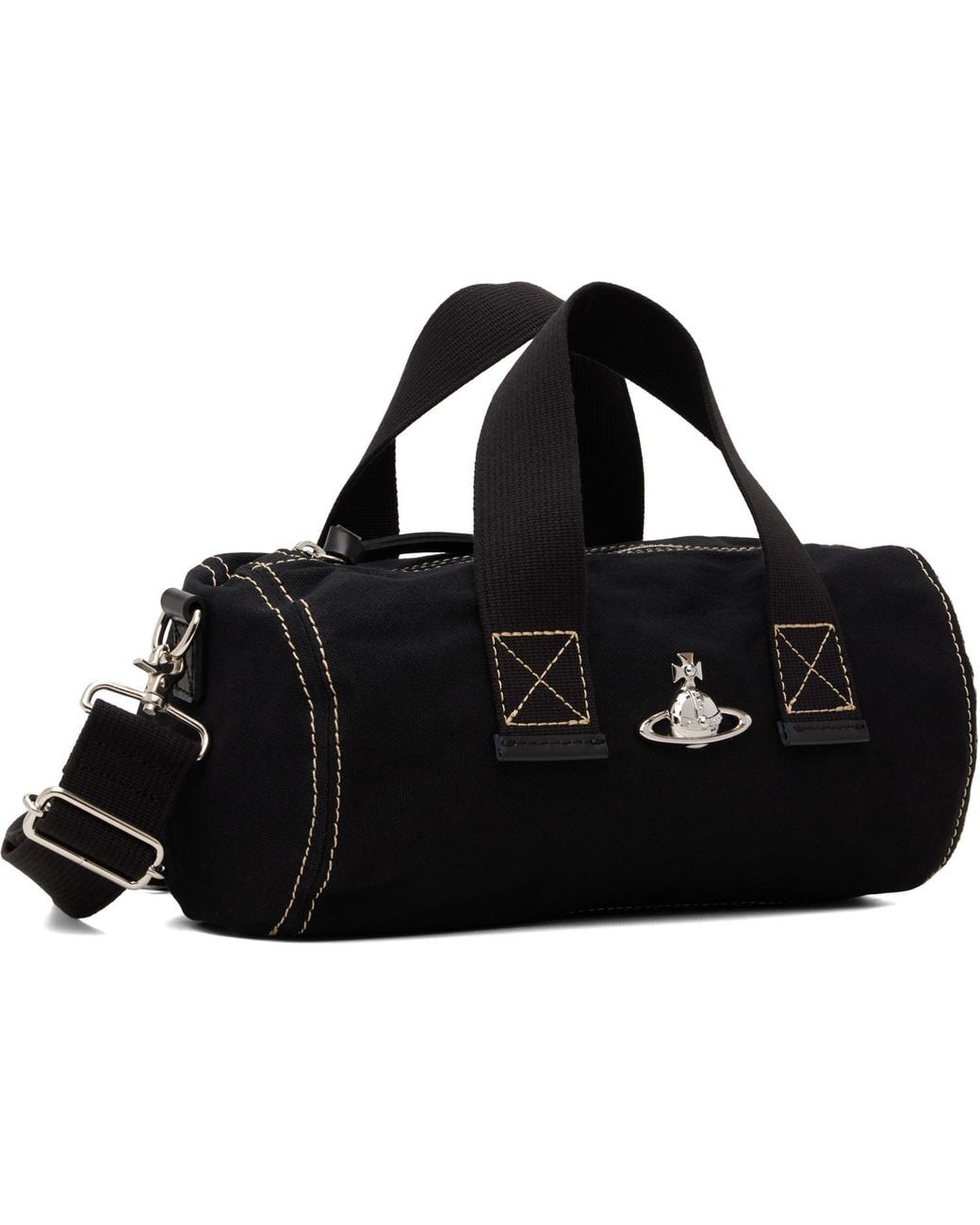 Vivienne Westwood Black Paul Cylinder Crossbody Bag for men