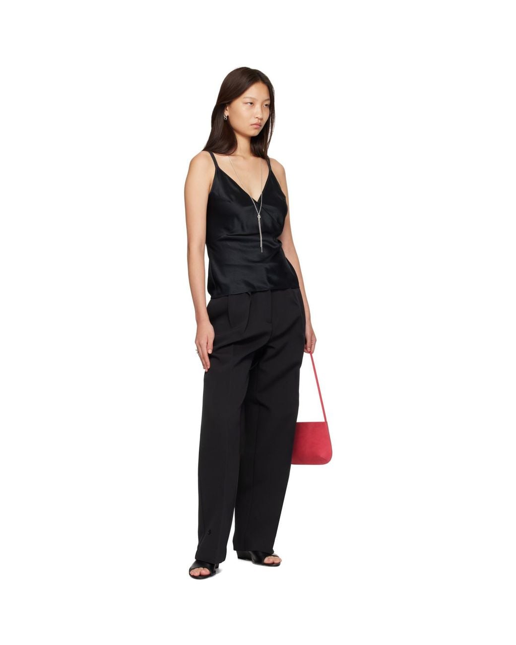 Anine Bing Black Blanca Camisole