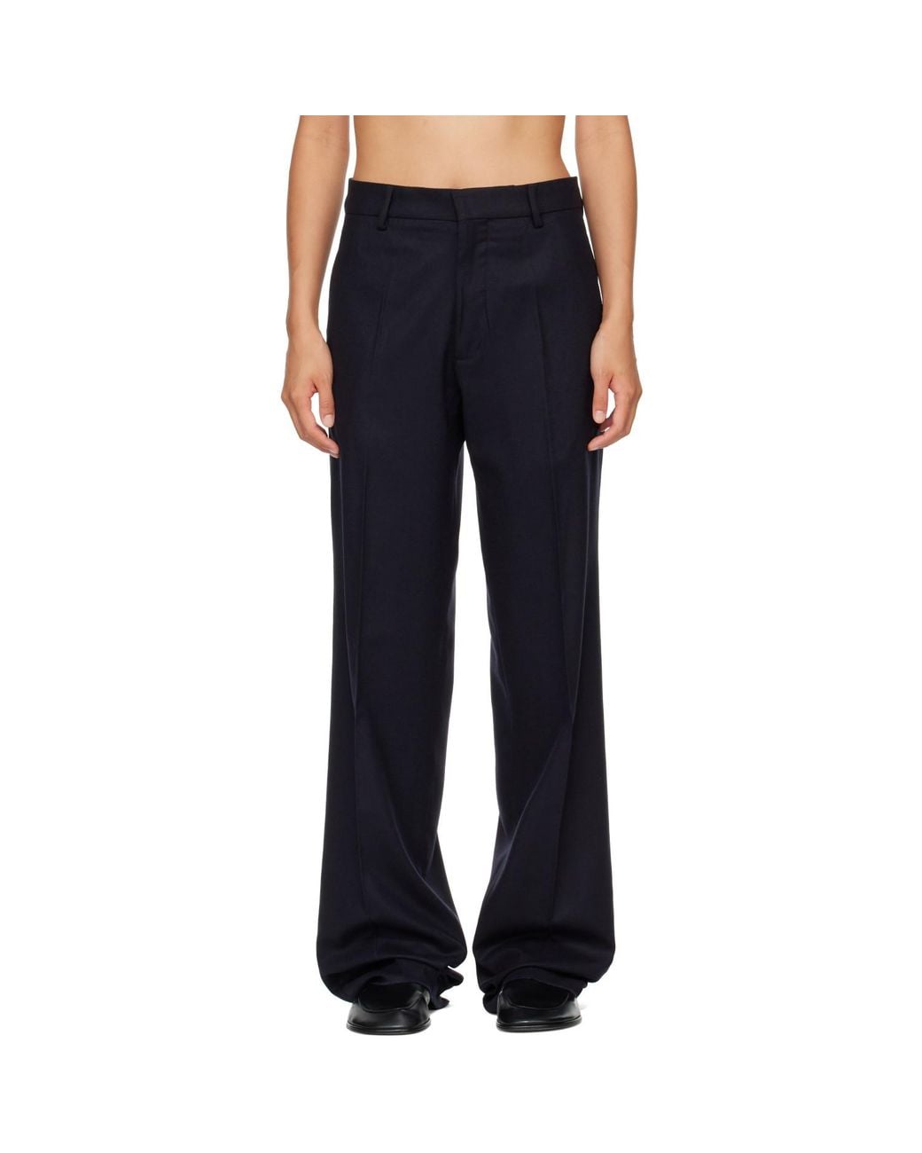 HOMMEGIRLS Blue Slim Trousers