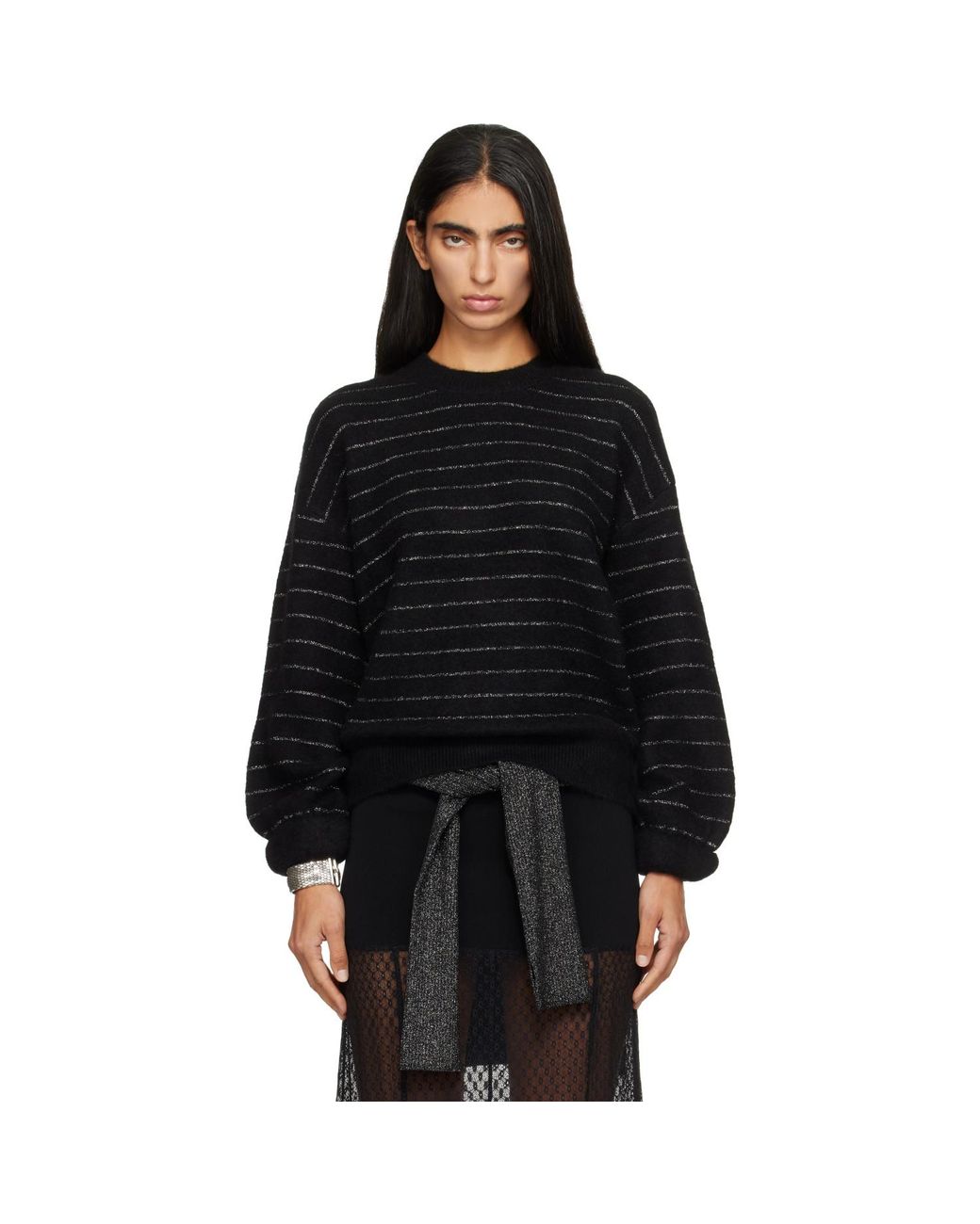 Isabel Marant Black Stacy Lurex Sweater