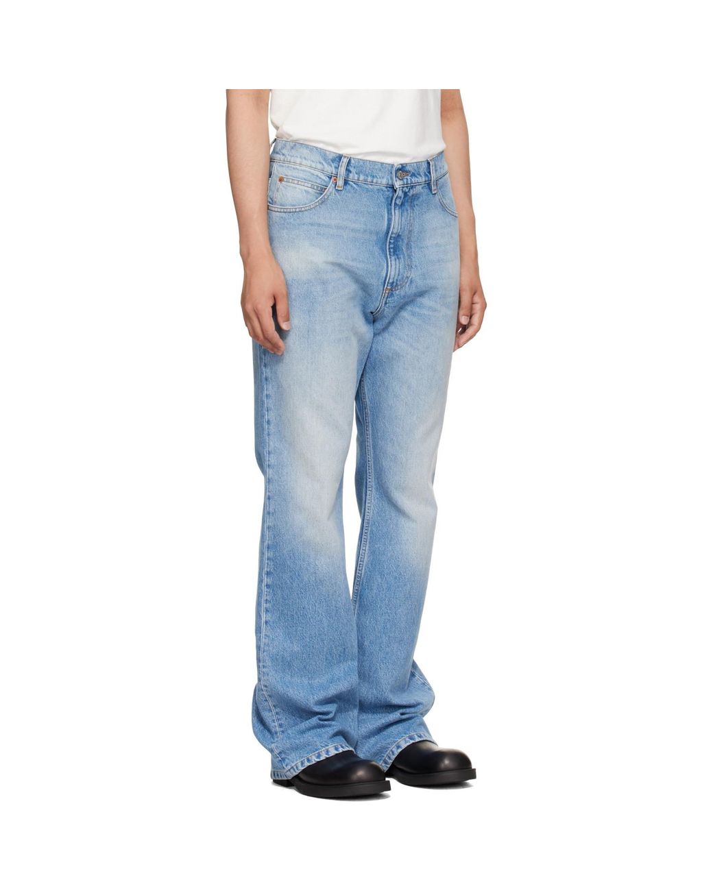 MM6 by Maison Margiela Blue Bootcut Jeans for men