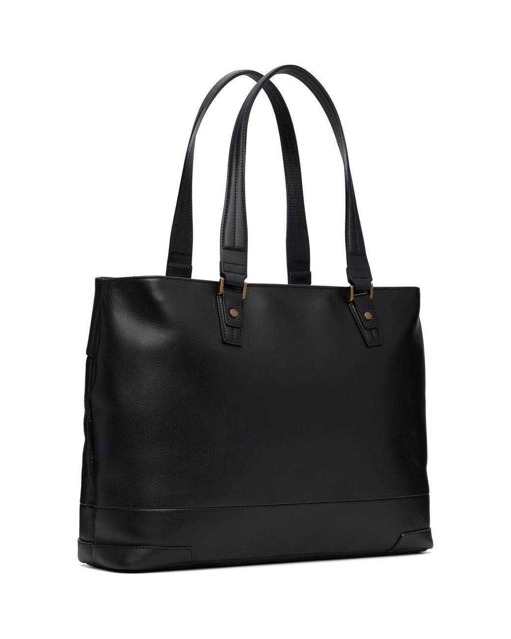 Master Piece Black Gloss Briefcase for men