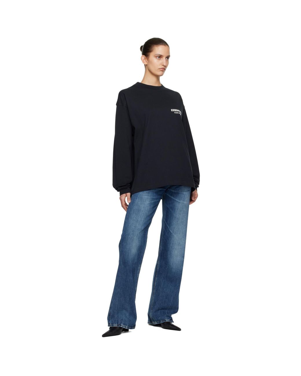 Fear Of God Black Classic Long Sleeve T-Shirt