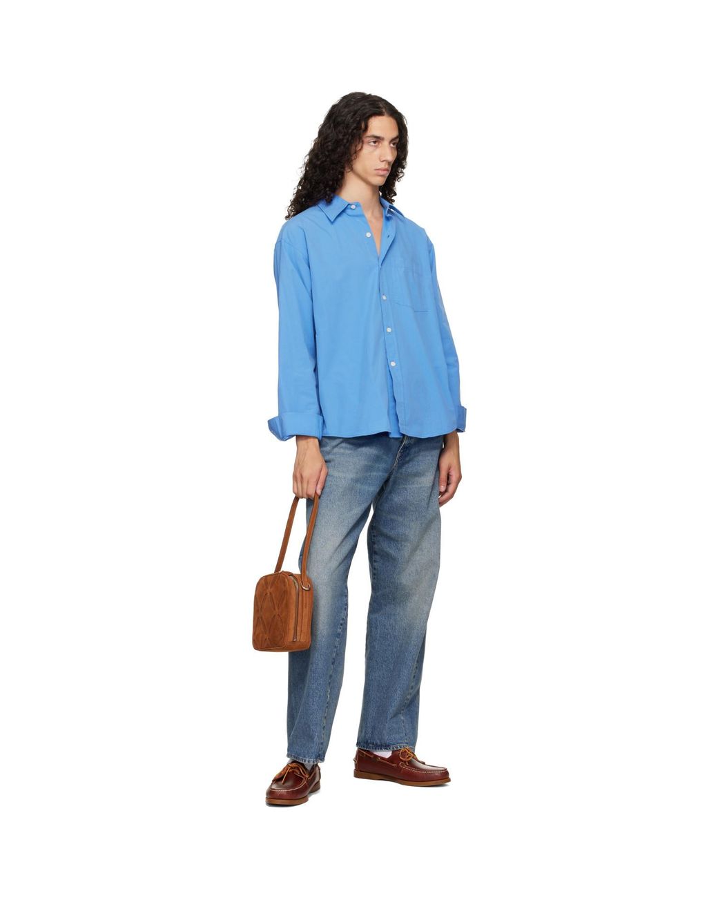 STEFAN COOKE Brown Tan Bowling Bag for men