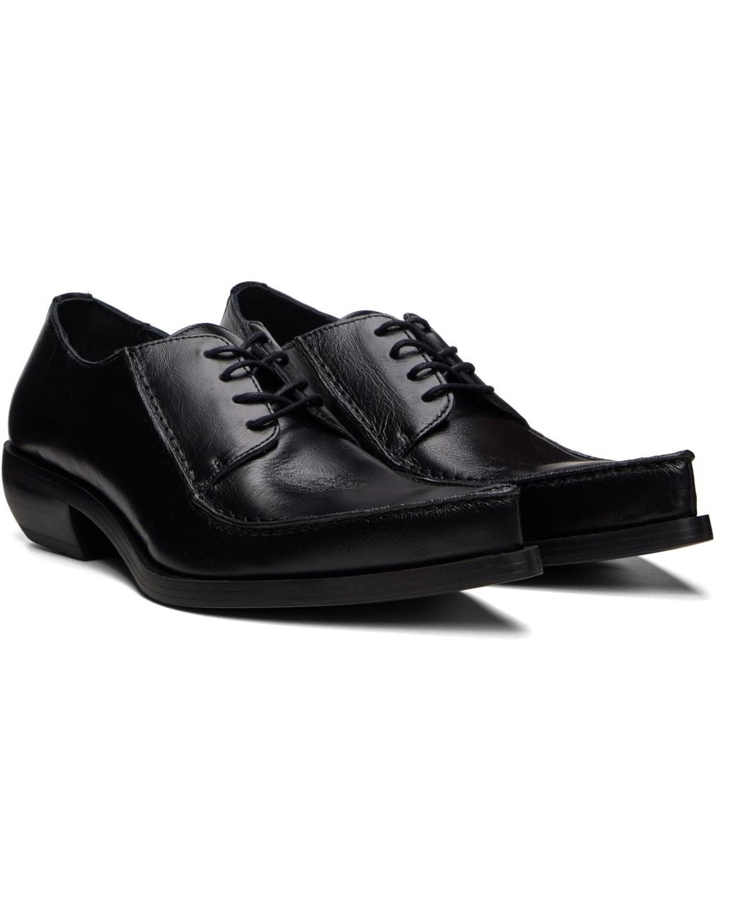 DIESEL Black D-Frido Derbys for men