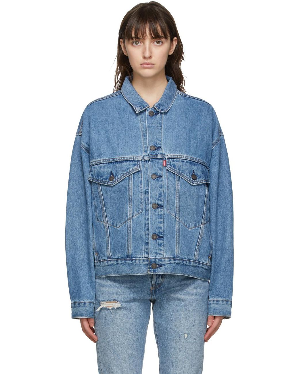 Blue Denim Stay Loose Trucker Jacket 