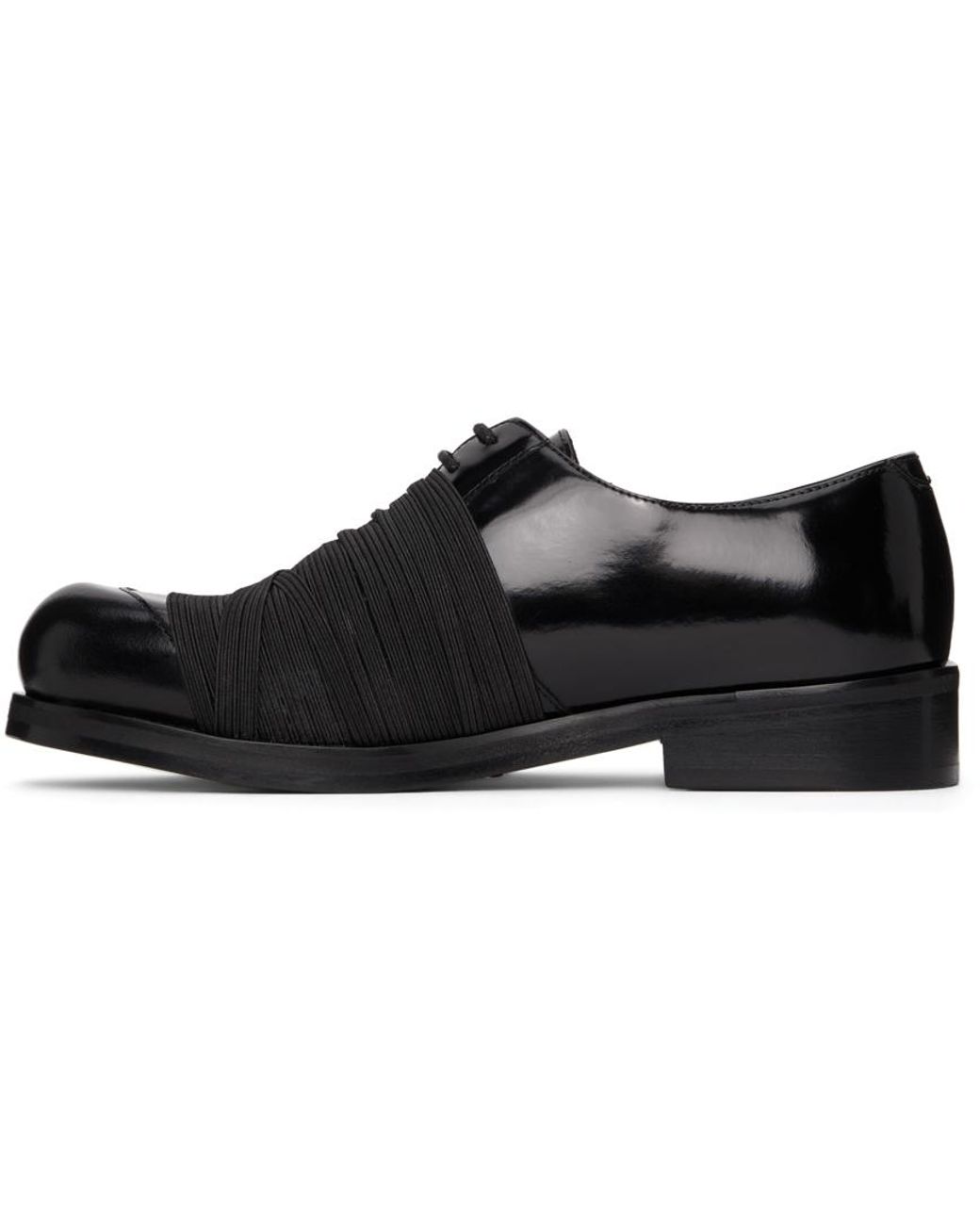 STEFAN COOKE Elastic Biker Derbys in Black for Men | Lyst