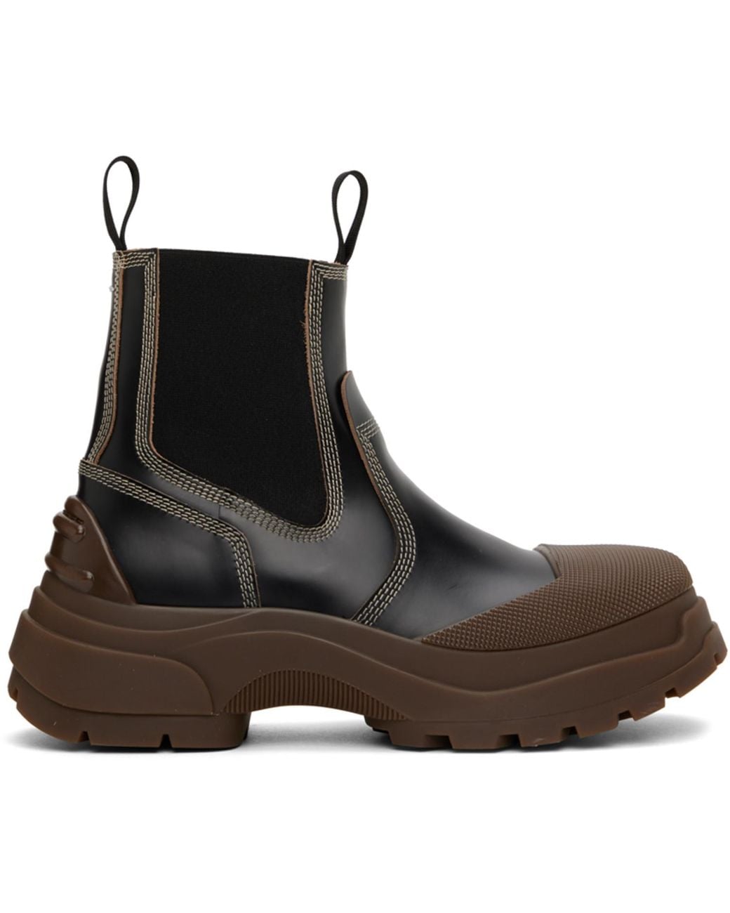 Maison Margiela Black Chunky Chelsea Boots