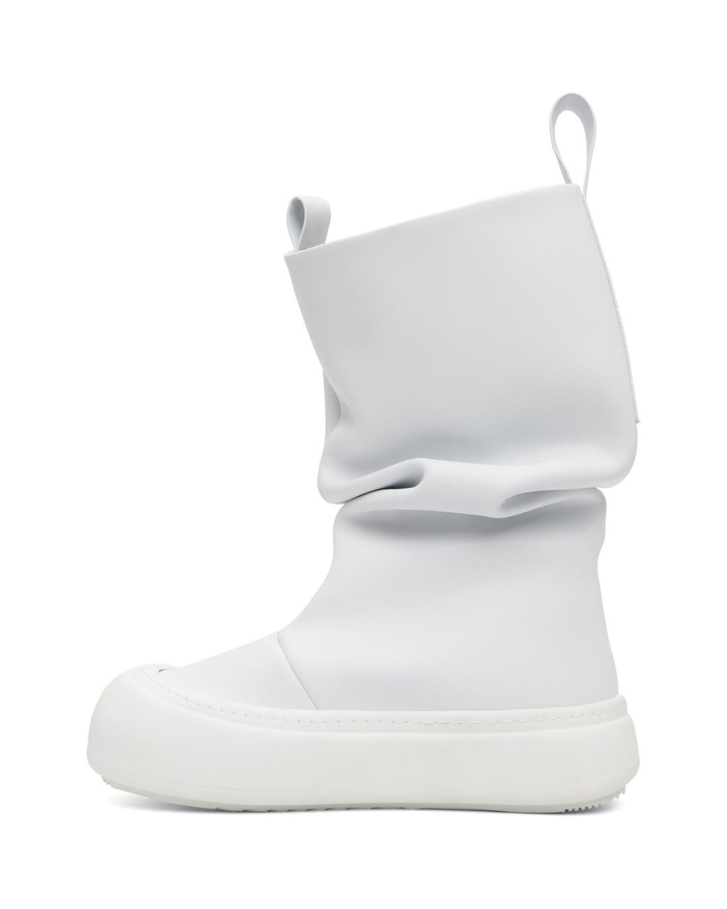Yume Yume White Ssense Exclusive Off- Low Fisherman Chelsea Boots for men