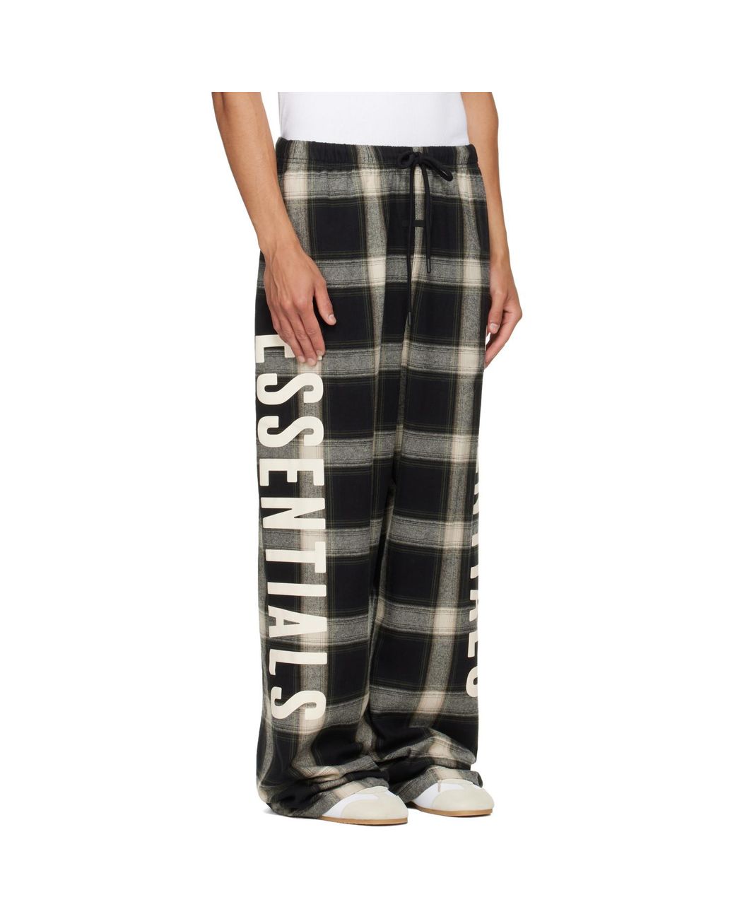 Fear Of God Black Flannel Lounge Pants for men