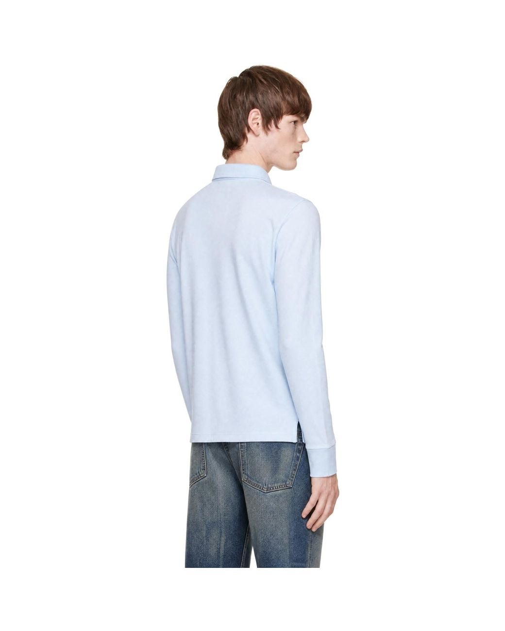 Raimundo Langlois Blue Ssense Exclusive Rugby Polo for men