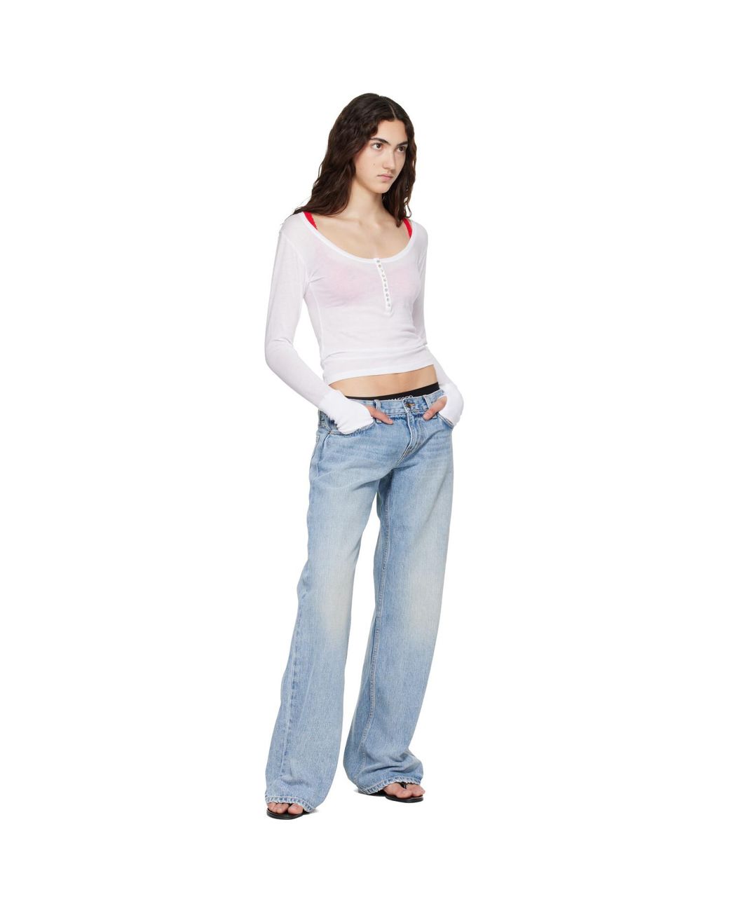 Raimundo Langlois Blue Bootcut Jeans