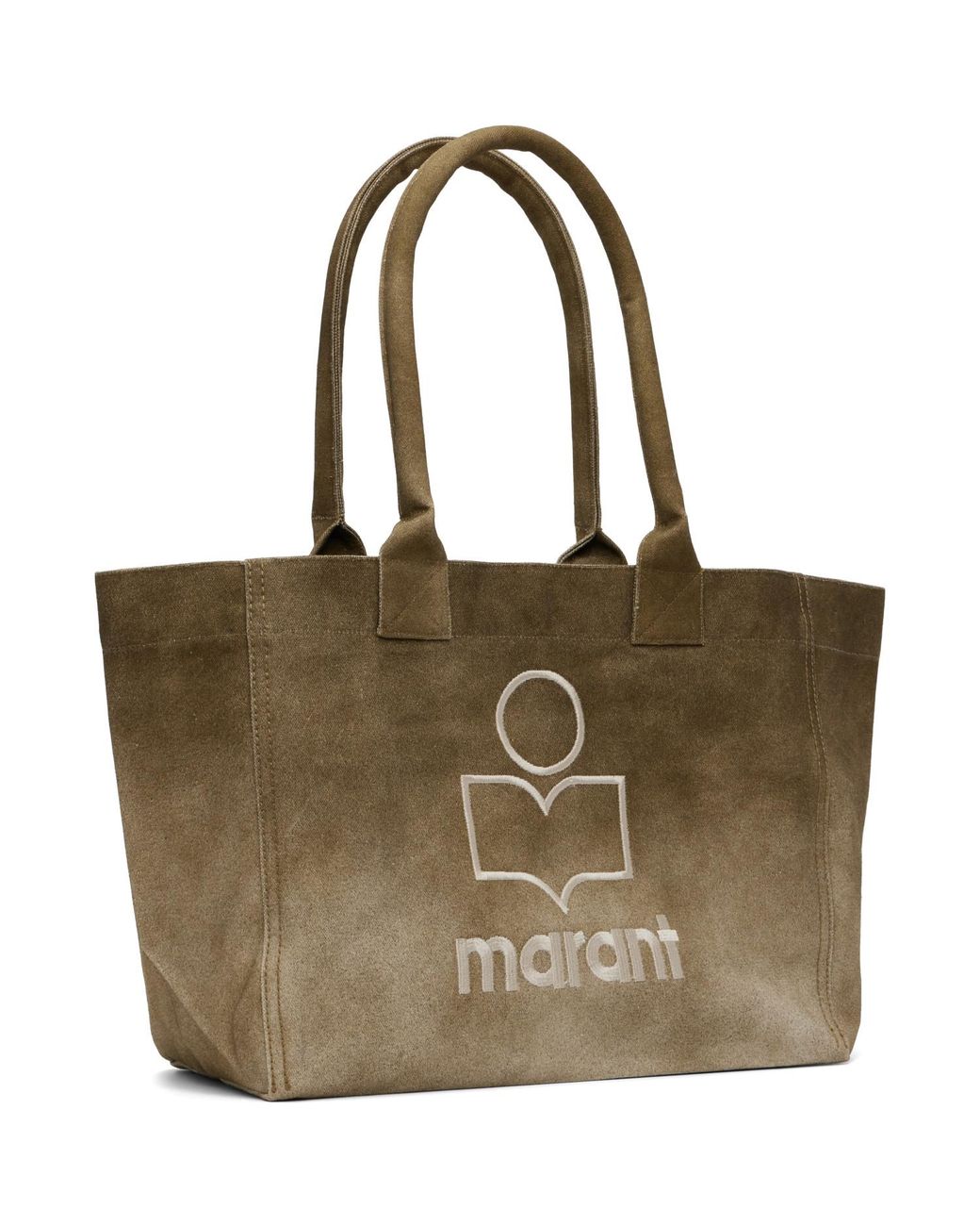 Isabel Marant Brown Khaki Yenky Small Tote