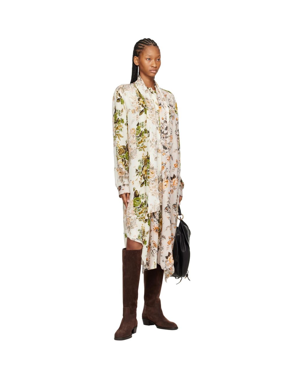 Jimmy Choo Brown Mave 45 Knee Boots
