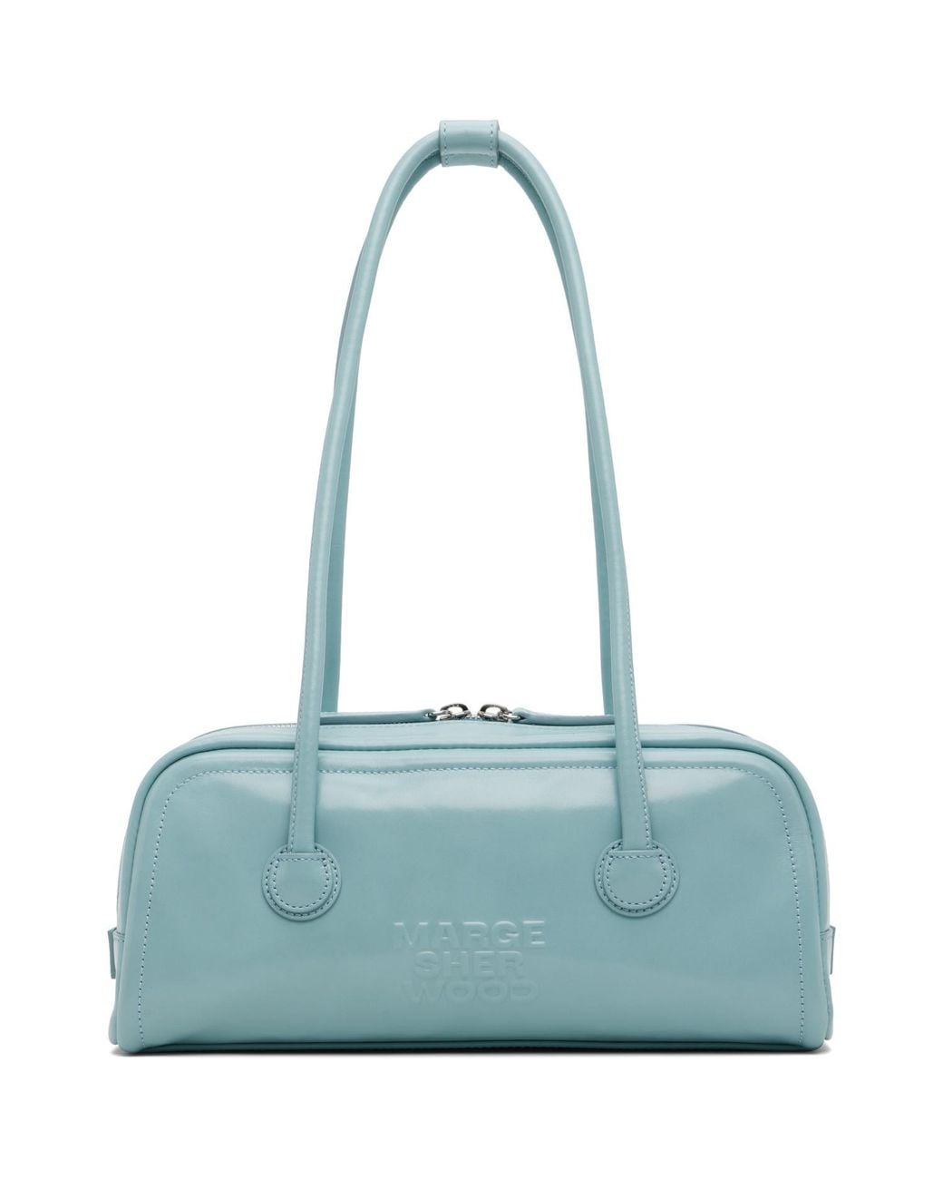 MARGE SHERWOOD Blue Soft Boston Ew Bag