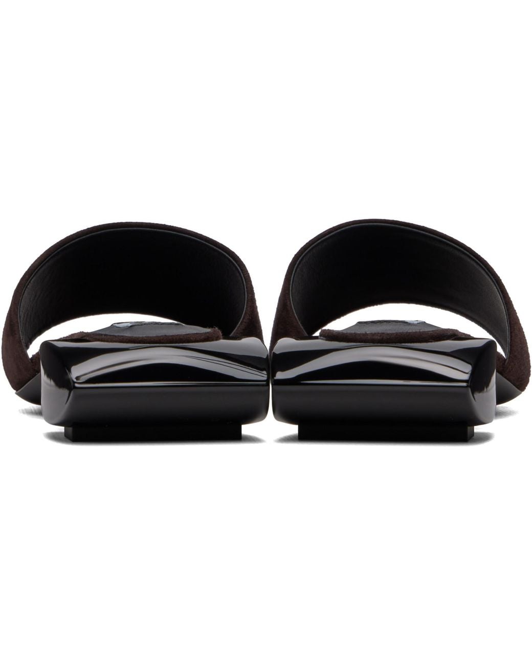 Alaïa Black Ellipse Mule Sandals