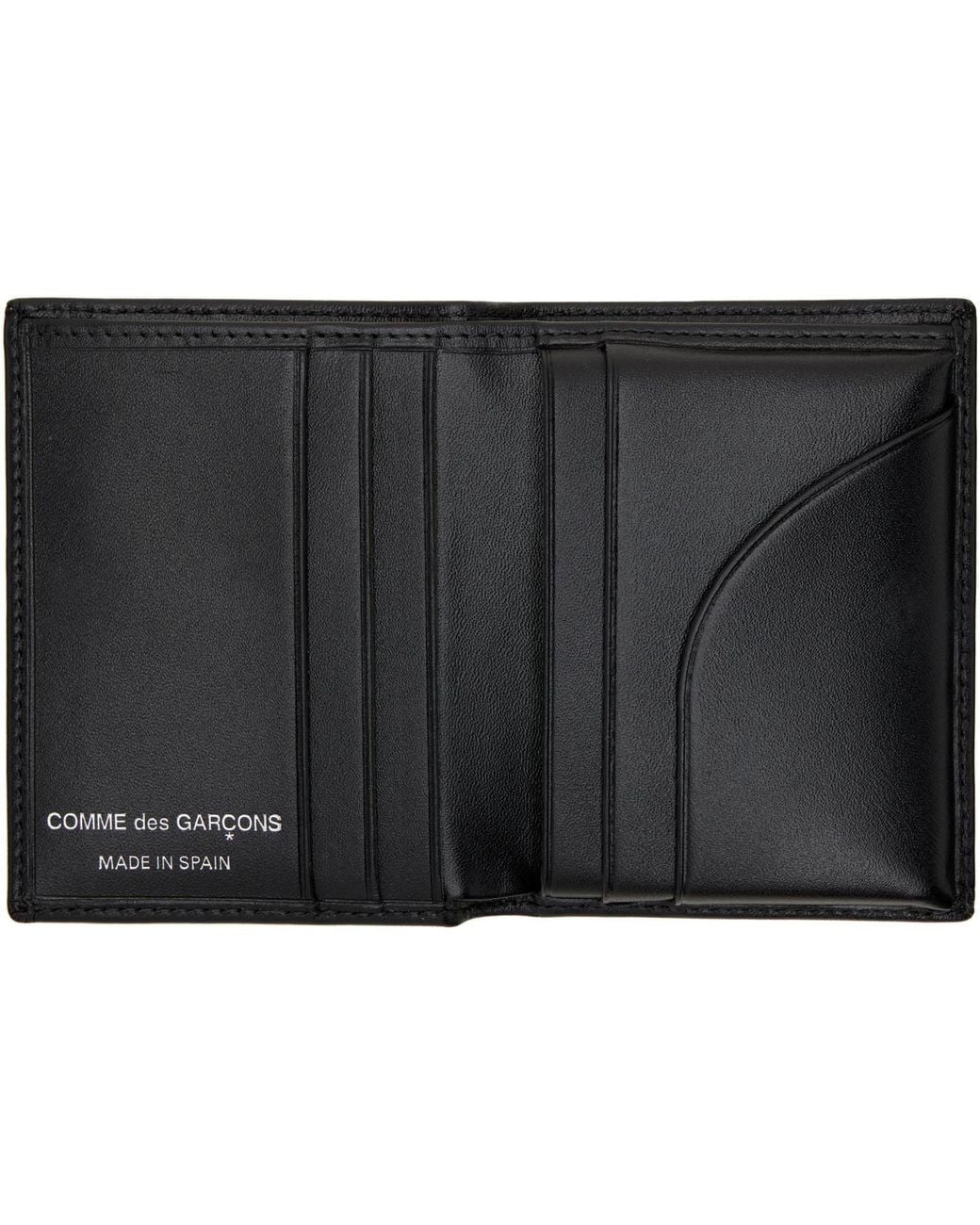 Comme des Garçons Black Eyelet Card Holder for men