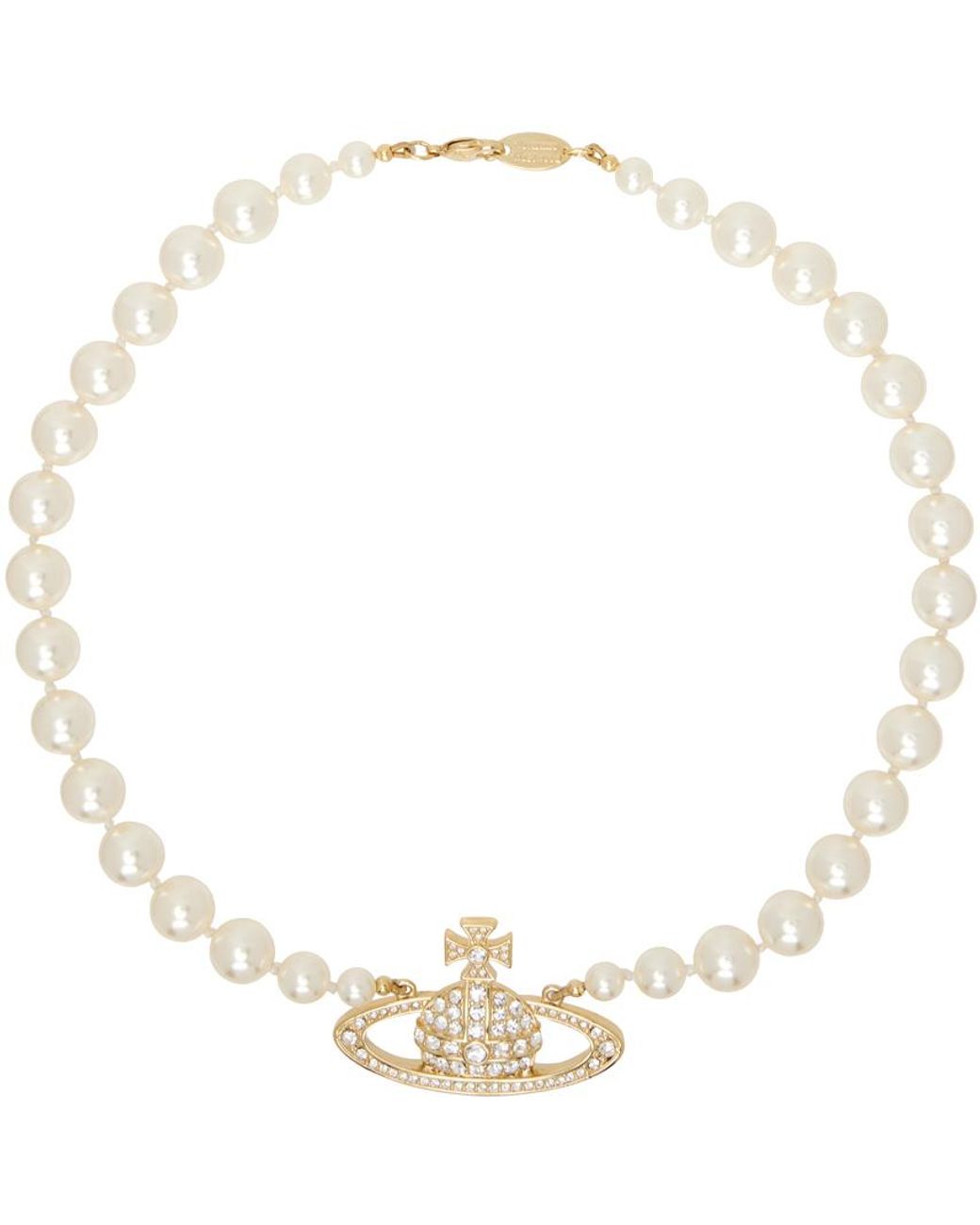 送料関税込 VIVIENNE WESTWOOD OneRowFaux-PearlBas Relief Vivienne Westwood Pearl Bas Relief Necklace | Harrods US