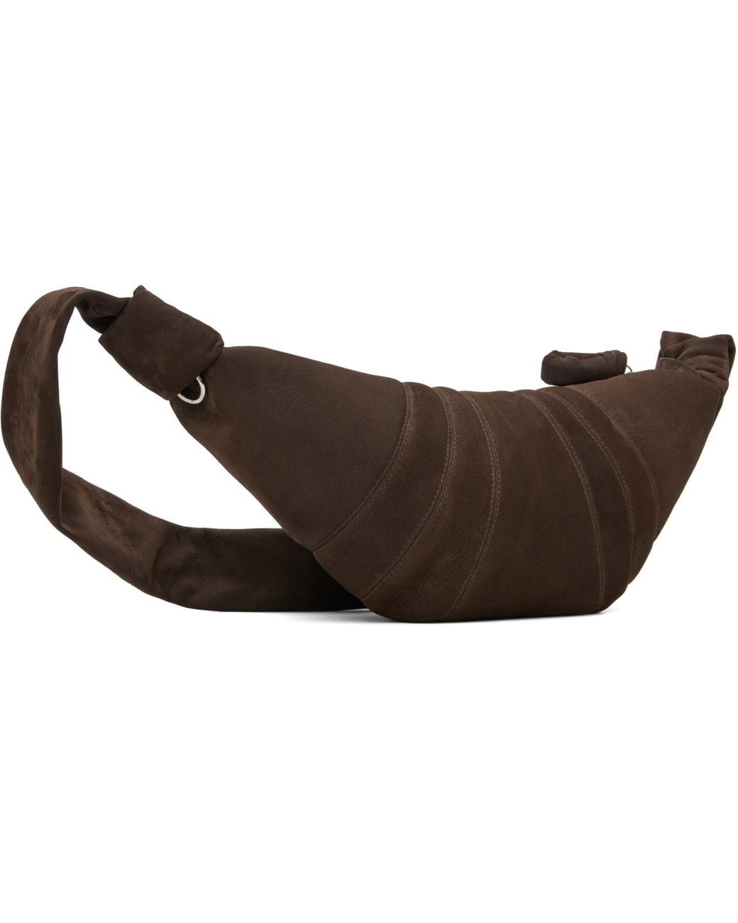 Lemaire Brown Small Croissant Bag for men