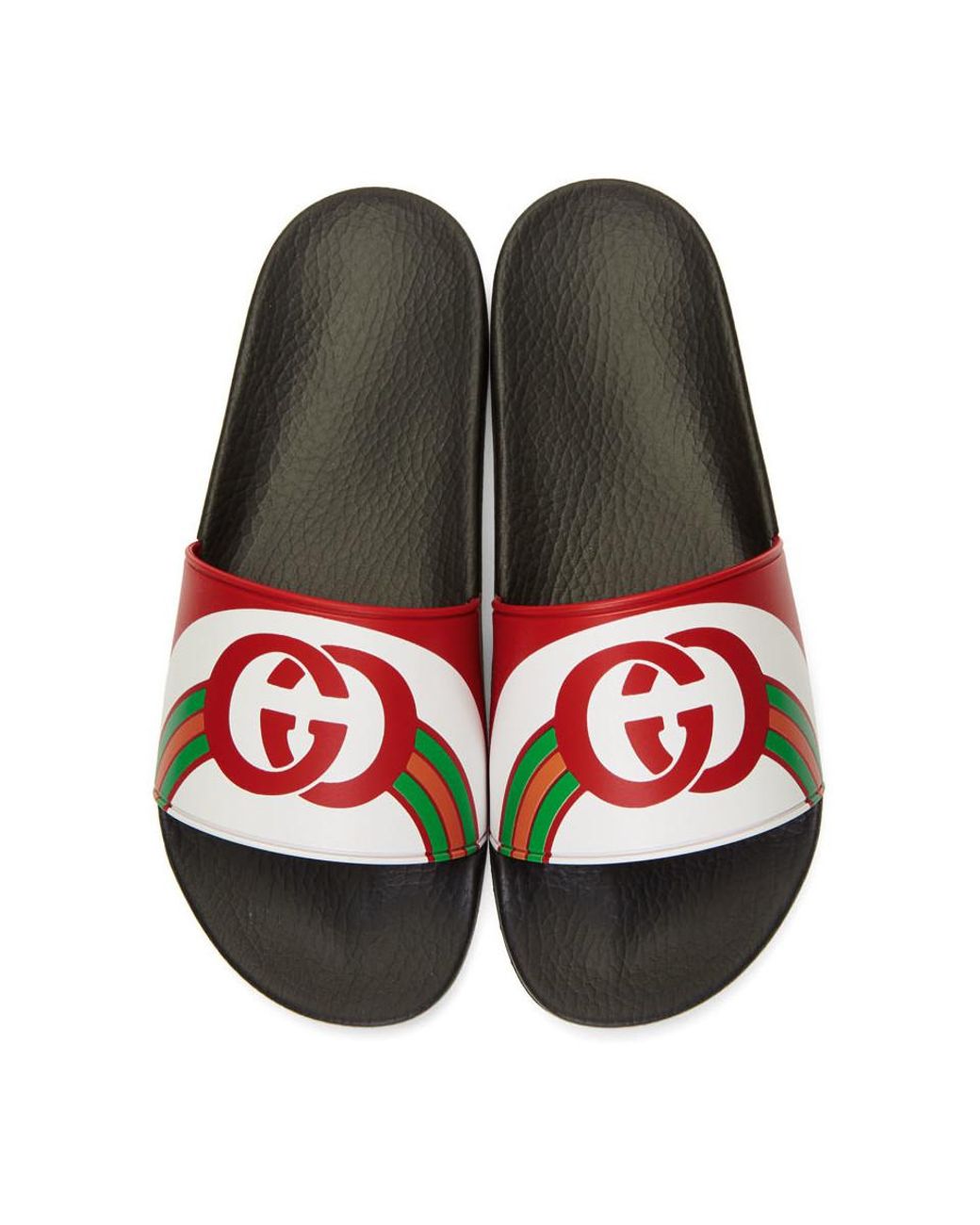 Gucci pursuit rainbow slides Outlet