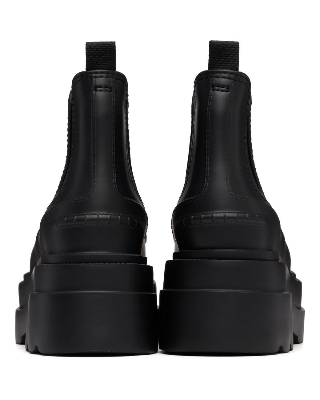 Alexander Wang Black Carter Platform Rain Boots