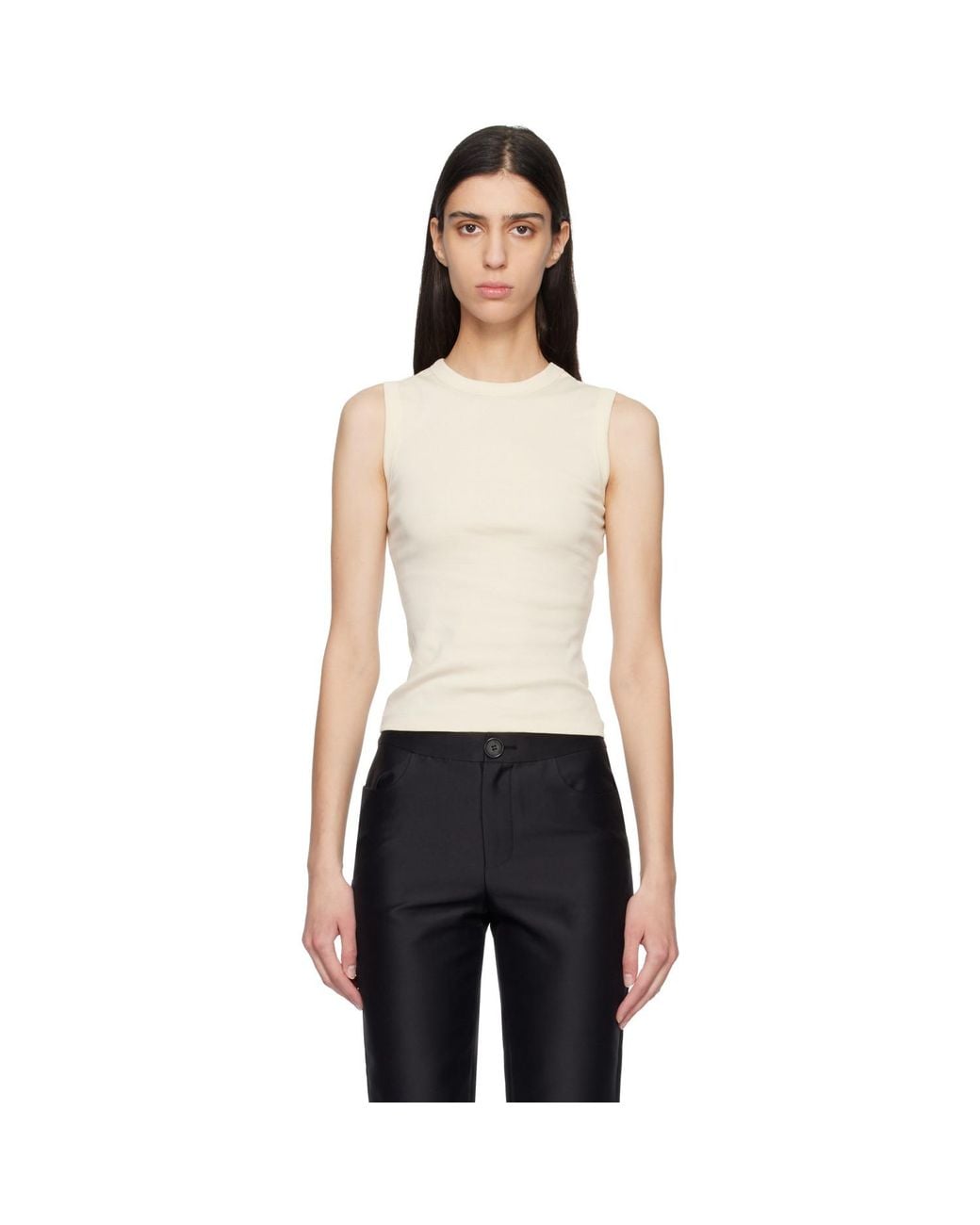 Flore Flore Black Off- Esmé Tank Top