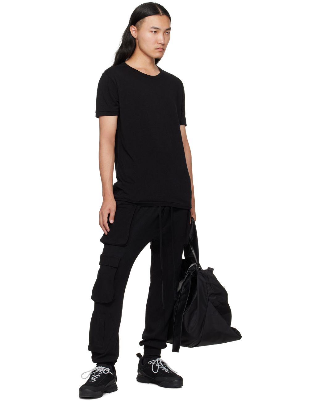 Thom Krom Black M Ts 886 T-Shirt for men