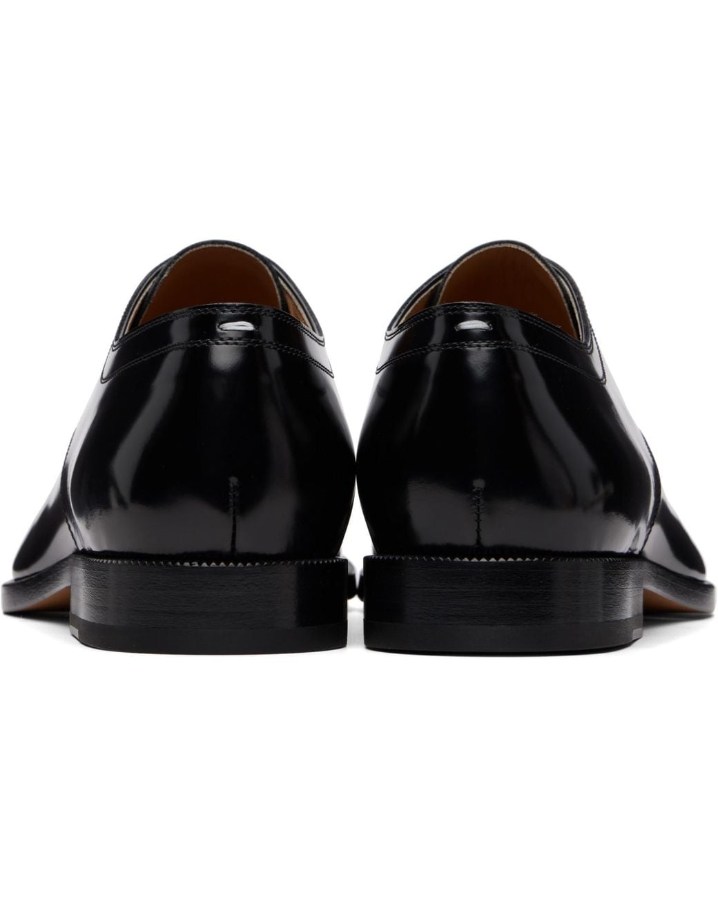 Maison Margiela Black Tabi Lace-Up Derbys for men