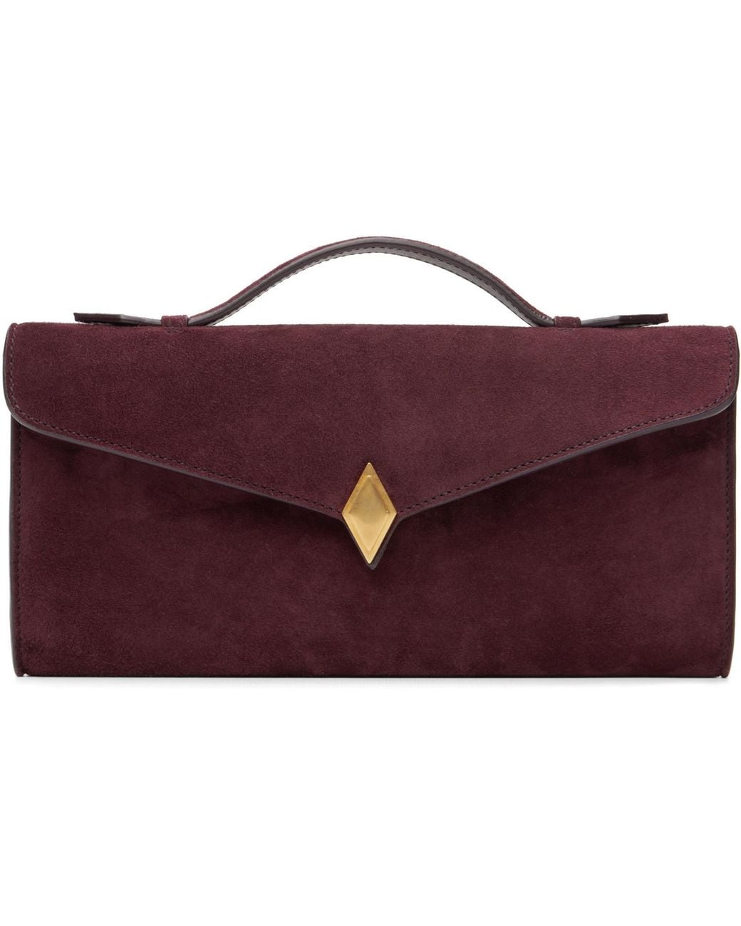 Metier Purple Burgundy Edge Clutch