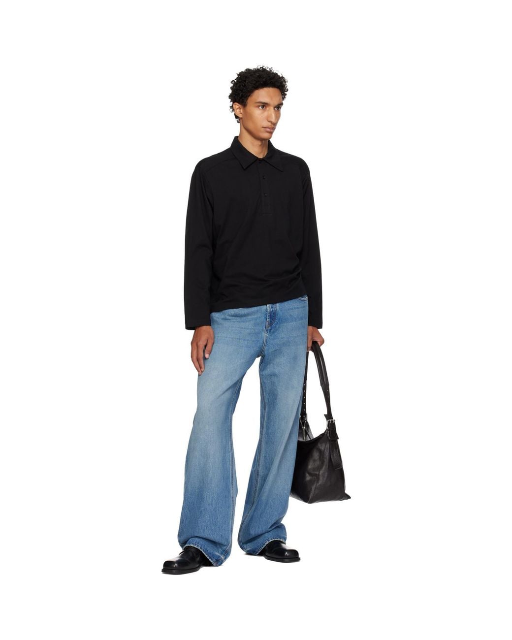 Lady White Co. Black L/Walter Polo for men