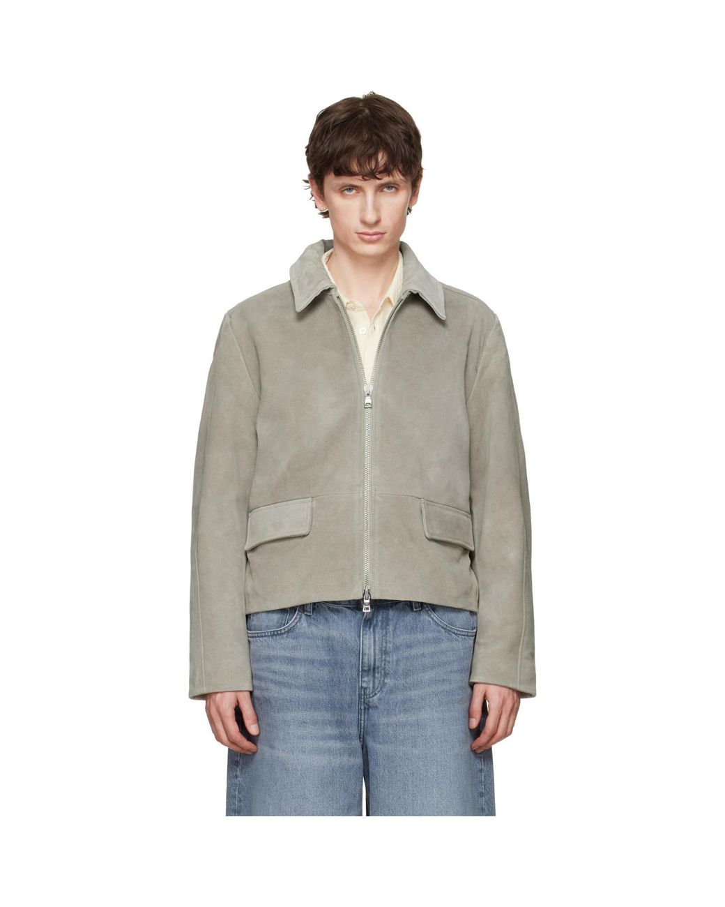 Won Hundred Multicolor Denzel Suede Leather Jacket for men