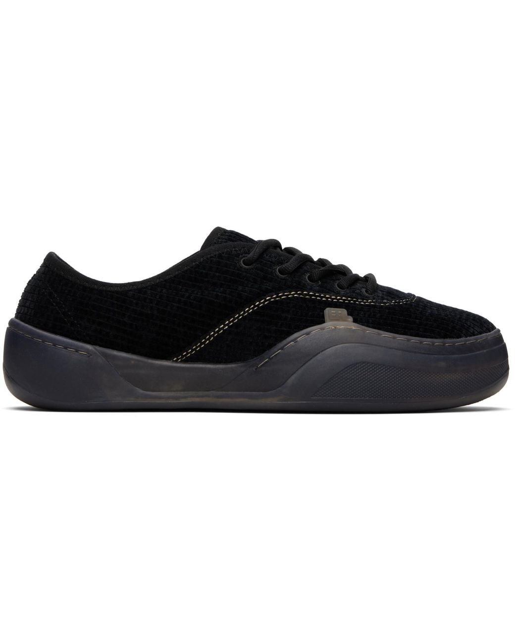 ERL Black Corduroy Coupe Sneakers for men