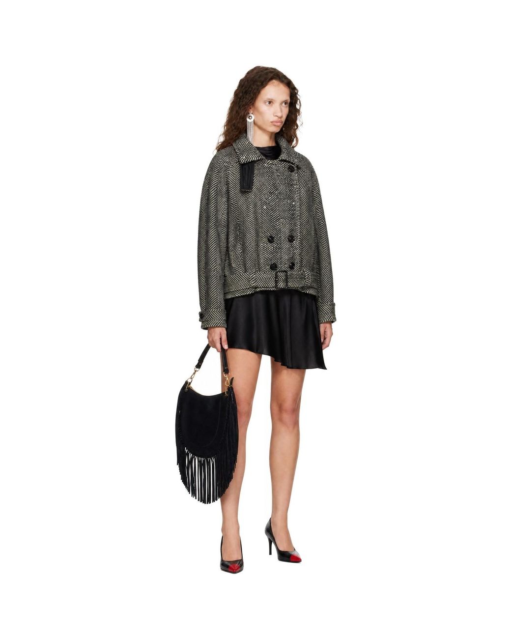 Isabel Marant Black Elvane Wool Jacket