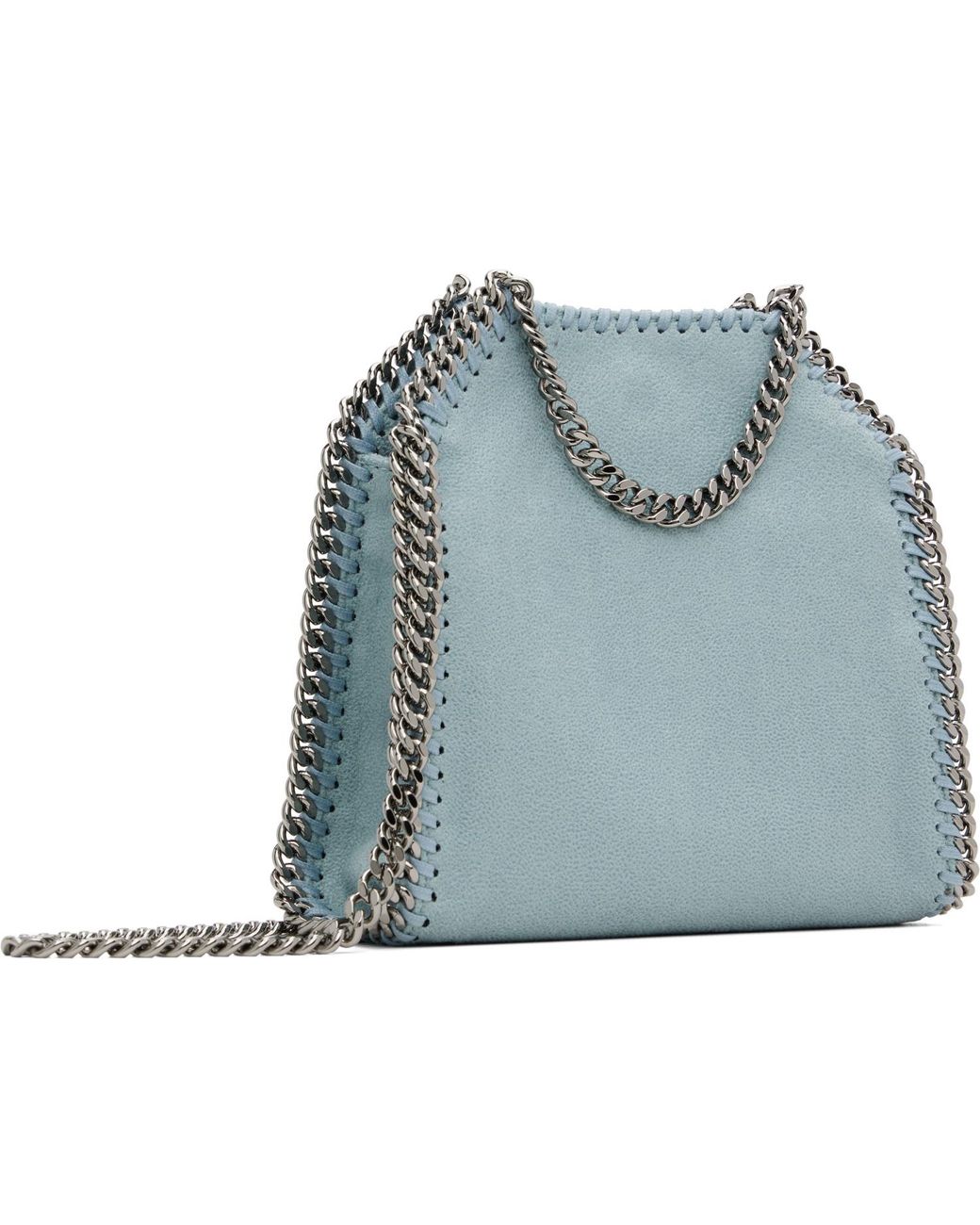 Stella McCartney Blue Falabella Tiny Shoulder Bag
