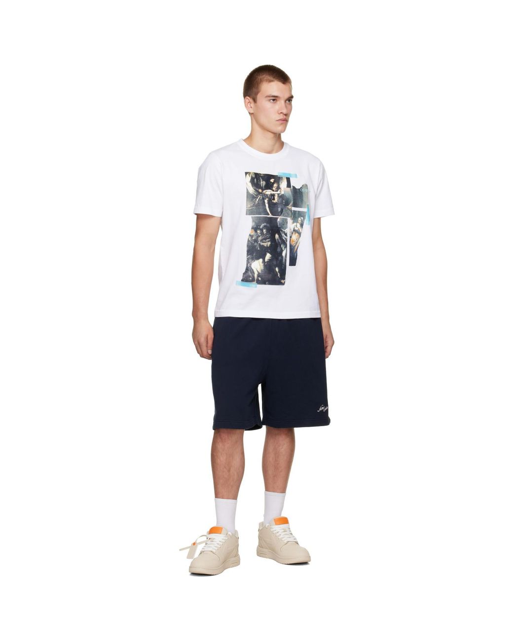 Off-White c/o Virgil Abloh White Tape Mercy Regular T-Shirt for men