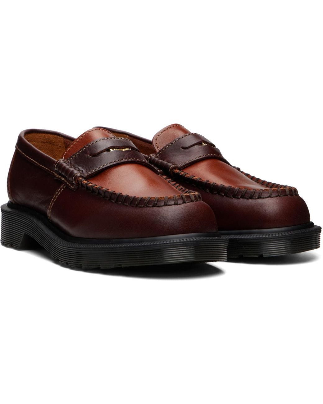 Dr. Martens Brown Penton Loafers