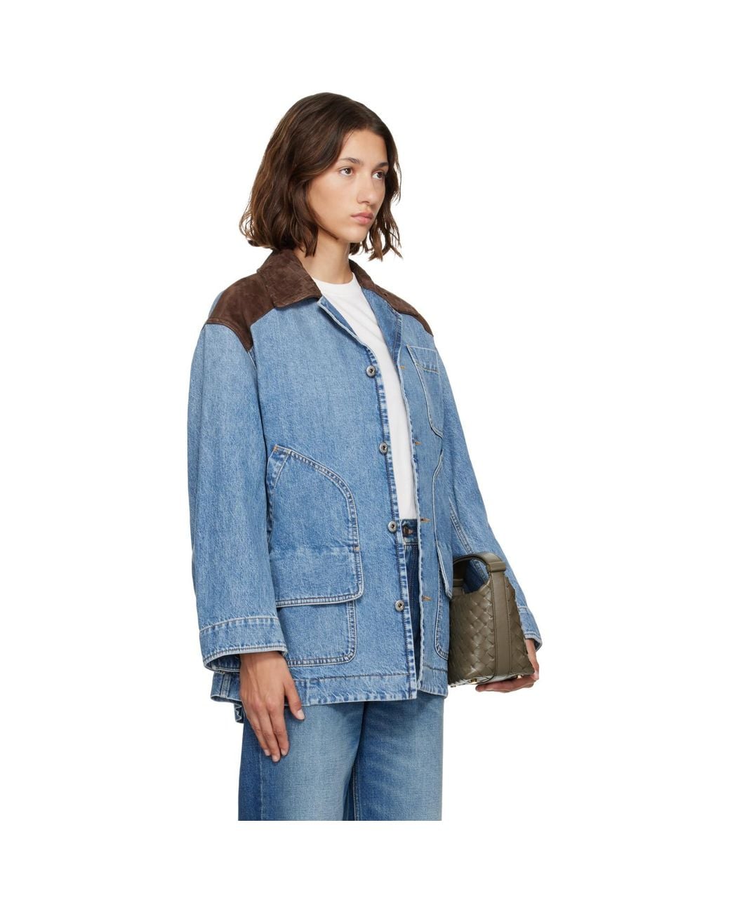 Bottega Veneta Blue Vintage Denim Jacket