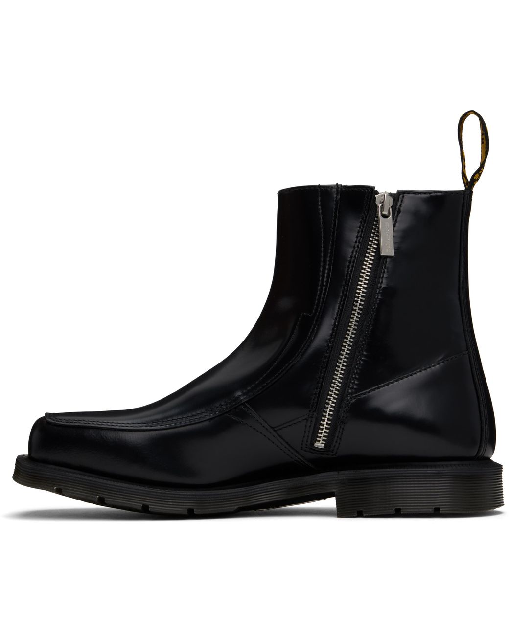 Dr. Martens Durrow Zip Boots in Black | Lyst