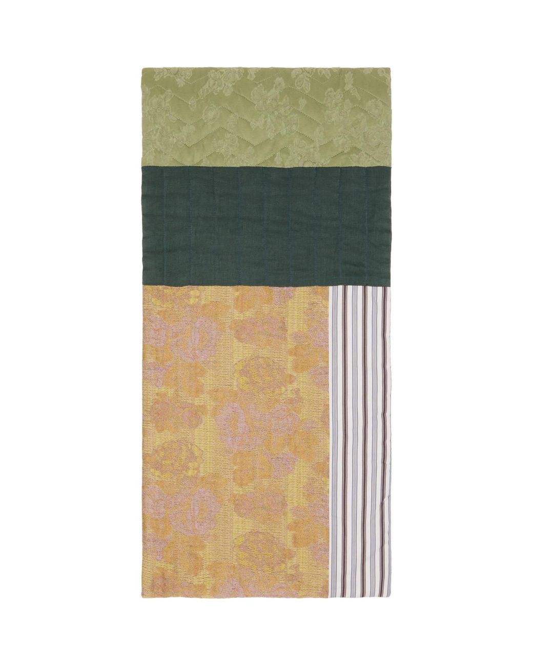 Écharpe Multicolore À Patchwork Dries Van Noten pour homme en coloris Green