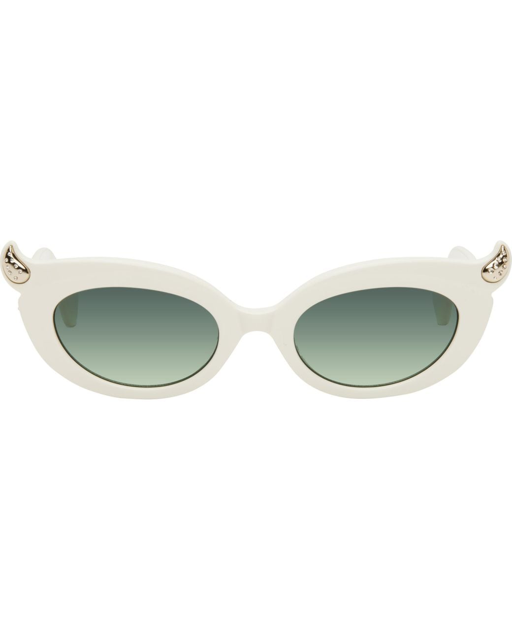 Vivienne Westwood ホワイト Soo サングラス ブラック | Lyst