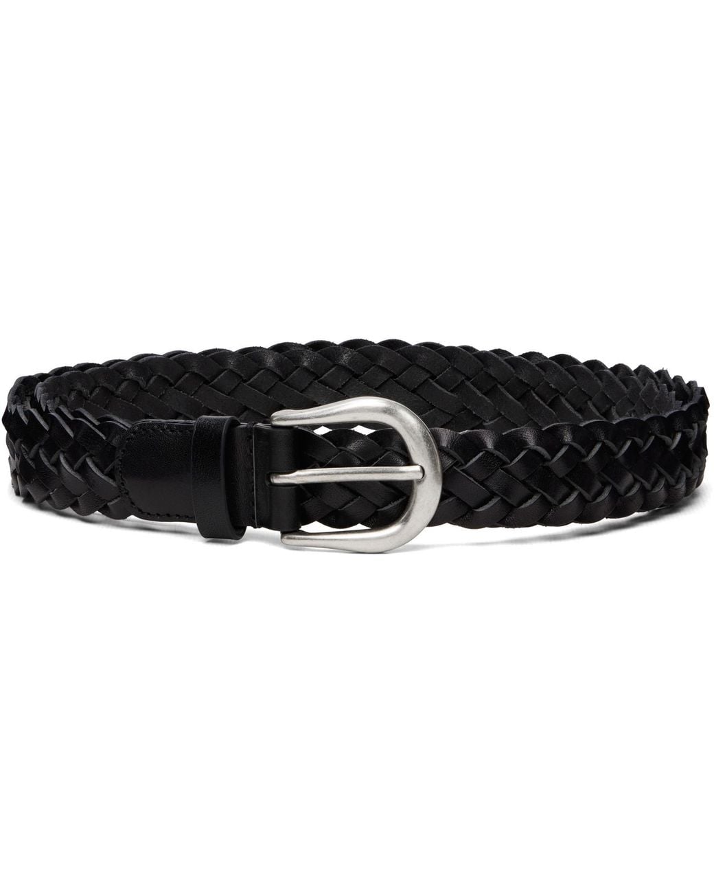 Studio Nicholson Black Plaited Belt for men