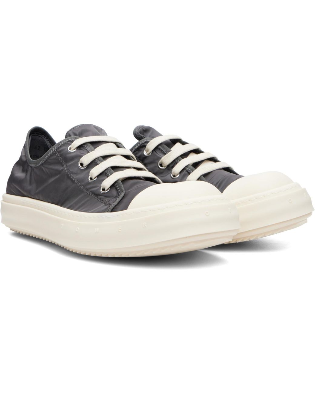 Rick Owens White Tower Low Sneakers for men