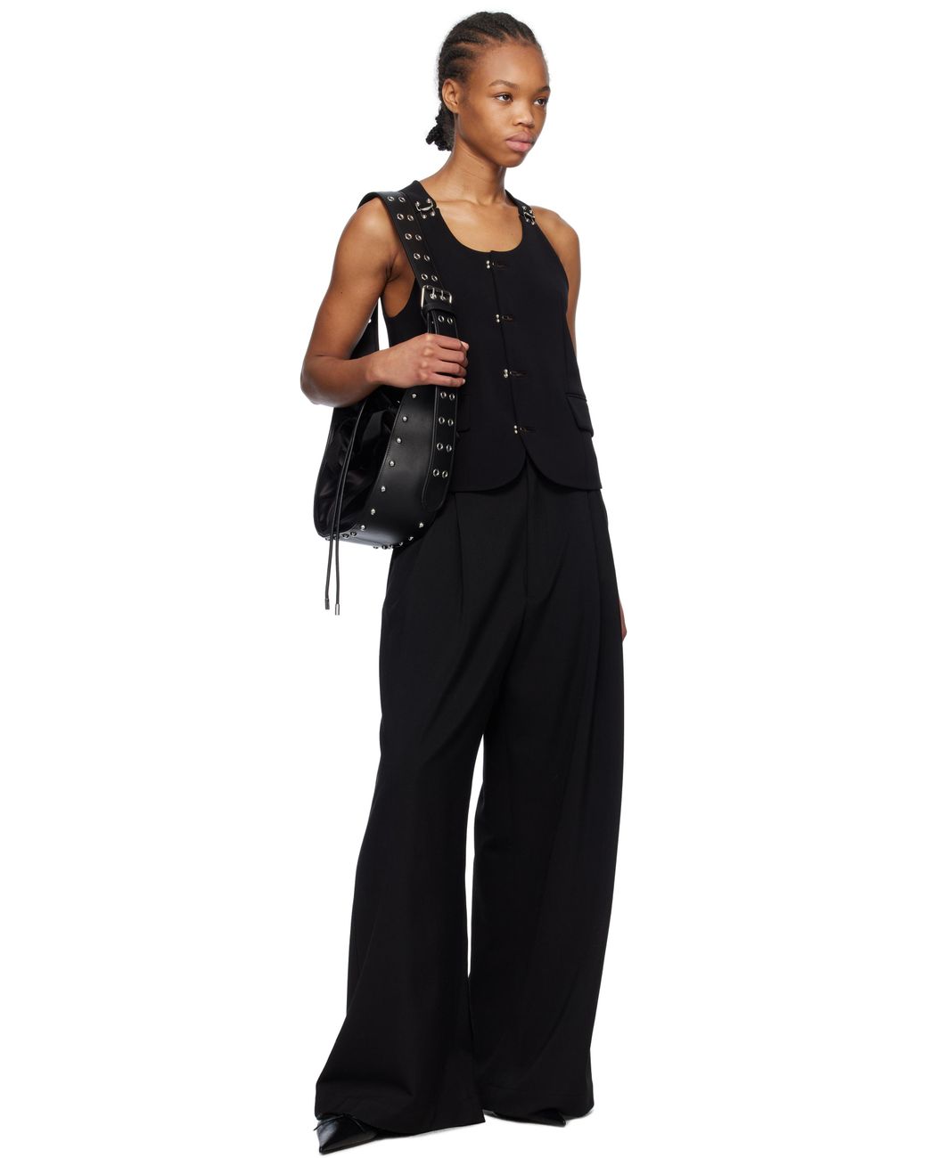 【関税込み】We11done ブラック Belted Punk バッグ we11done Belted Punk Bag in Black | Lyst