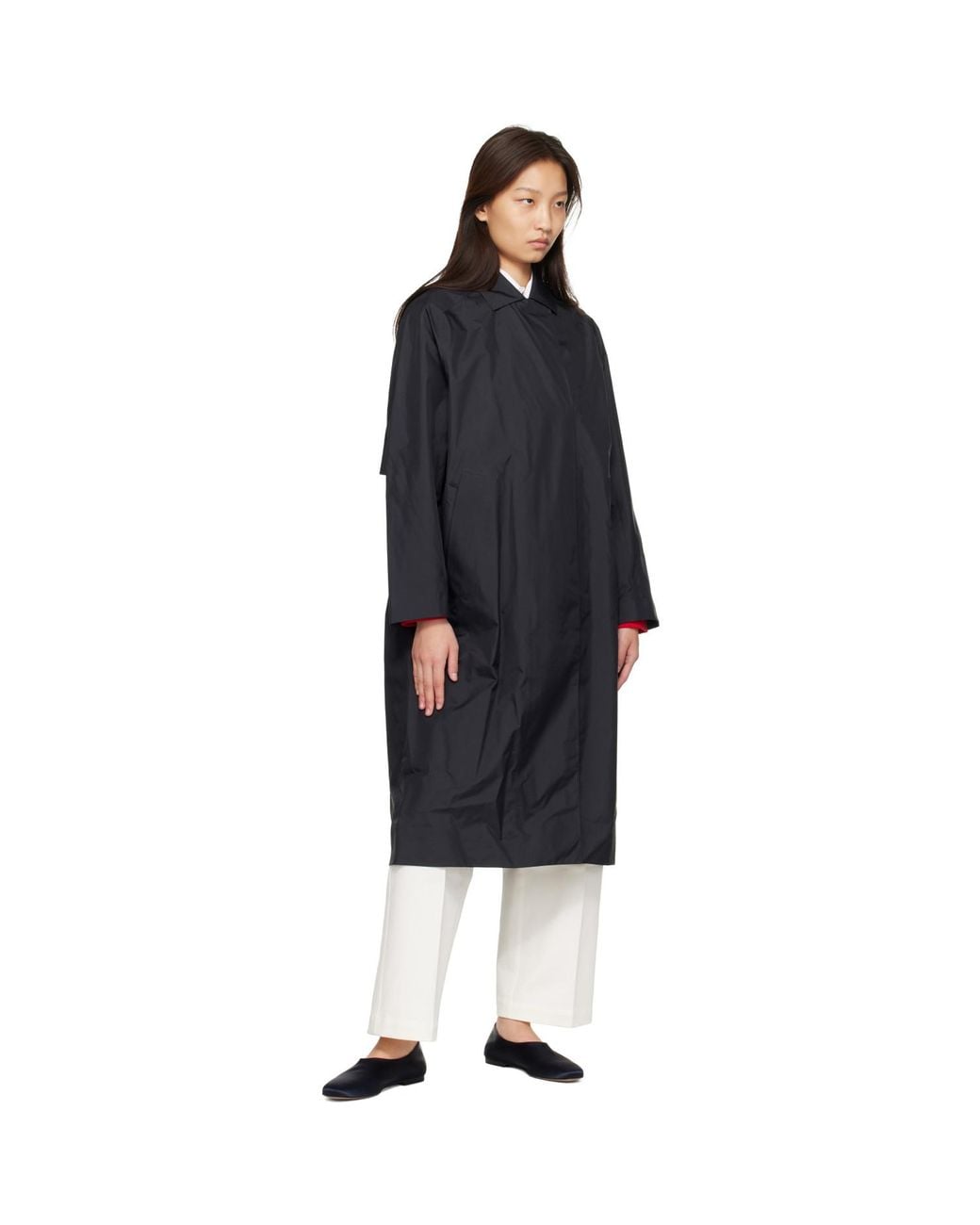 Veilance Black Nitra Trench Coat