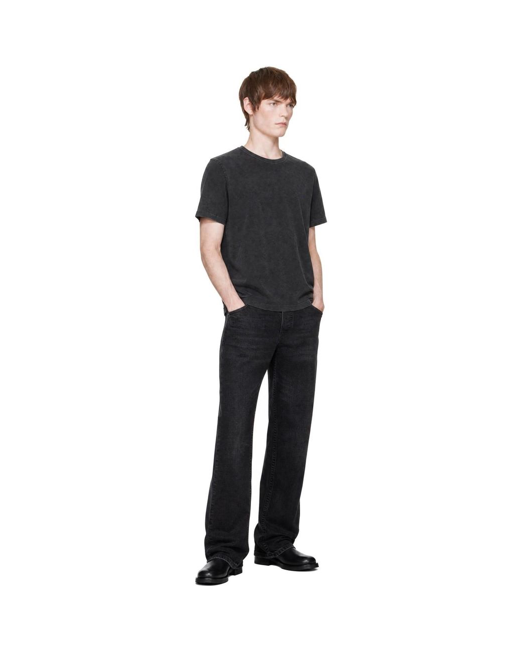 Nudie Jeans Black Steady Eddie Ii Jeans for men