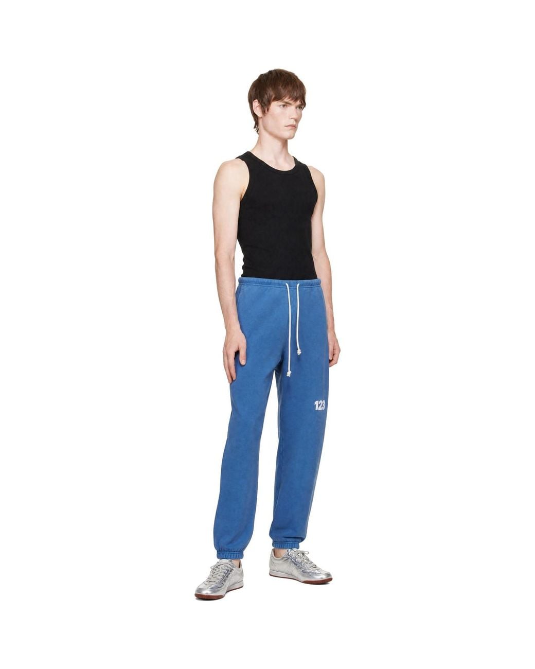 RIVINGTON roi Rebis Blue Uso 123 Enemy Sweatpants for men
